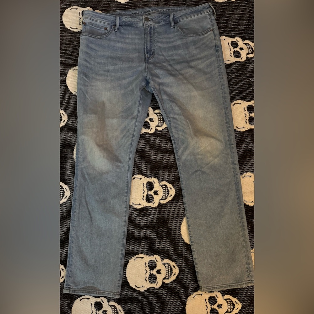American Eagle Outfitters Men's Light Blue Jeans Airflex+ 40/34